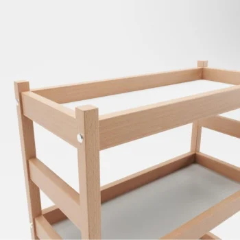 Bienwood višenamenska dečija drvena polica BIE6002-1 Bienwood višenamenska dečija drvena polica BIE6002-1